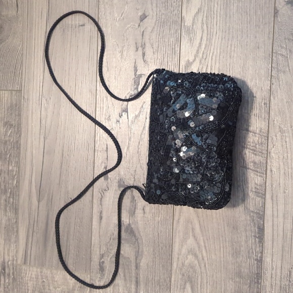 Handbag NWOT Evening Sequin/Beaded Detailed - Picture 3 of 8